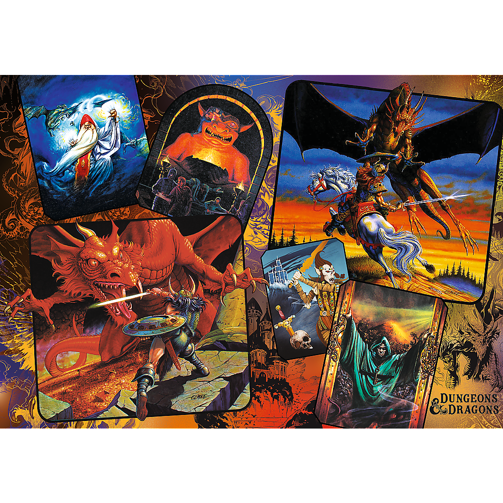 Puzzle 1000 dílků Počátky Dungeons and Dragons – Trefl 10739