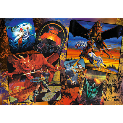 Puzzle 1000 dílků Počátky Dungeons and Dragons – Trefl 10739