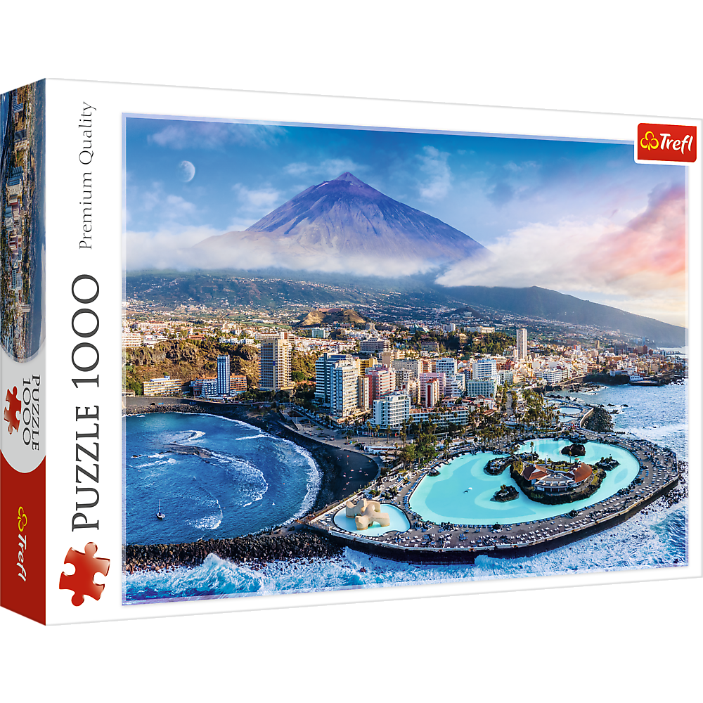 Puzzle 1000 dílků Pohled na Tenerife Španělsko – Trefl