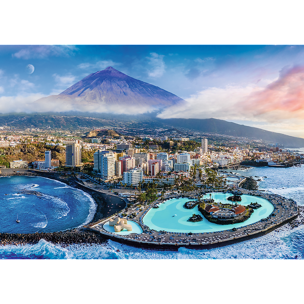 Puzzle 1000 dílků Pohled na Tenerife Španělsko – Trefl