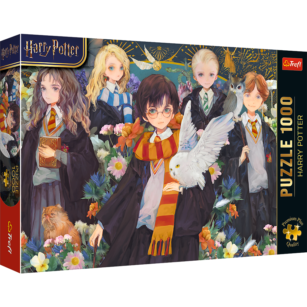 Puzzle 1000 dílků Premium Plus s plakátem – Harry Potter