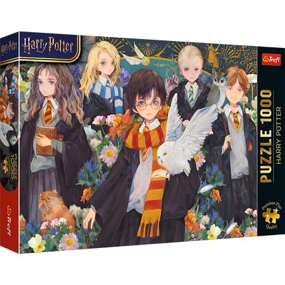 Puzzle 1000 dílků Premium Plus s plakátem – Harry Potter