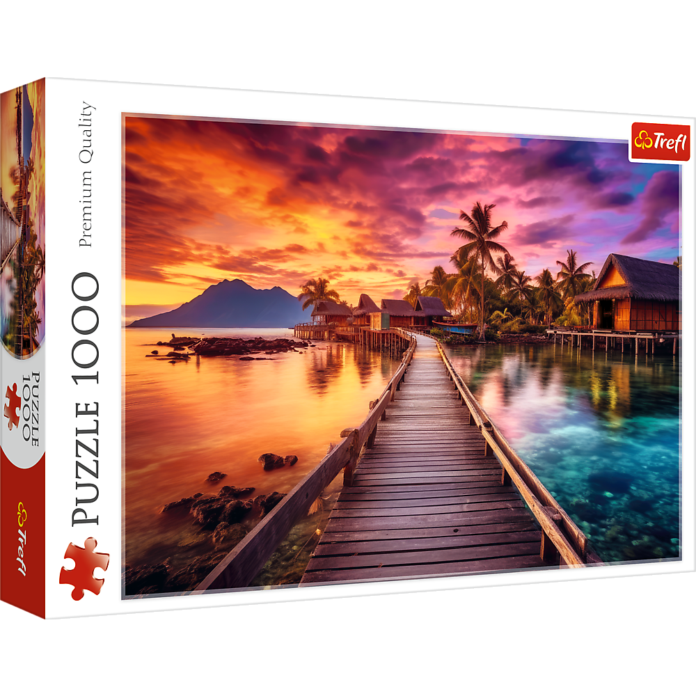 Puzzle 1000 dílků Rajský ostrov – Trefl