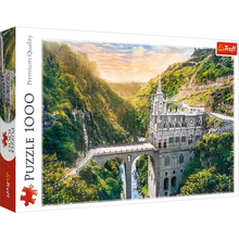 Puzzle 1000 dílků Sanktuarium Las Lajas Kolumbie – Trefl