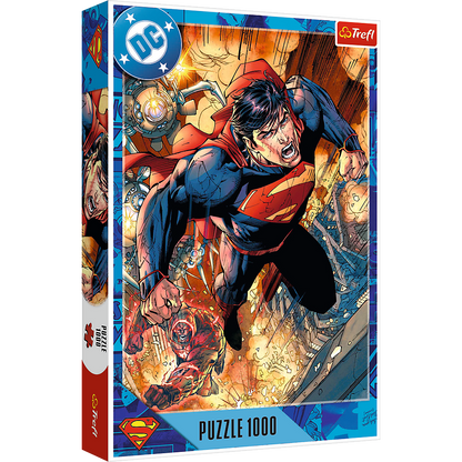 Puzzle 1000 dílků Superman v akci – Trefl 10936