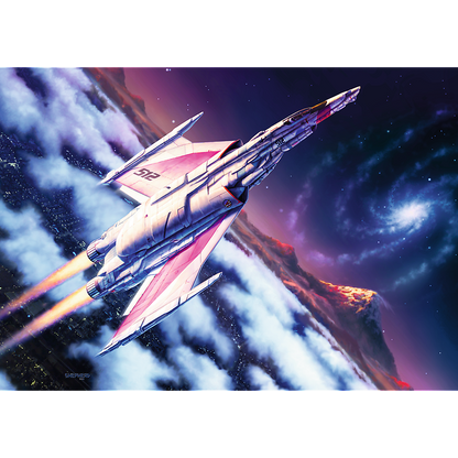 Puzzle 1000 dílků Tea Time: Space Flight – Trefl