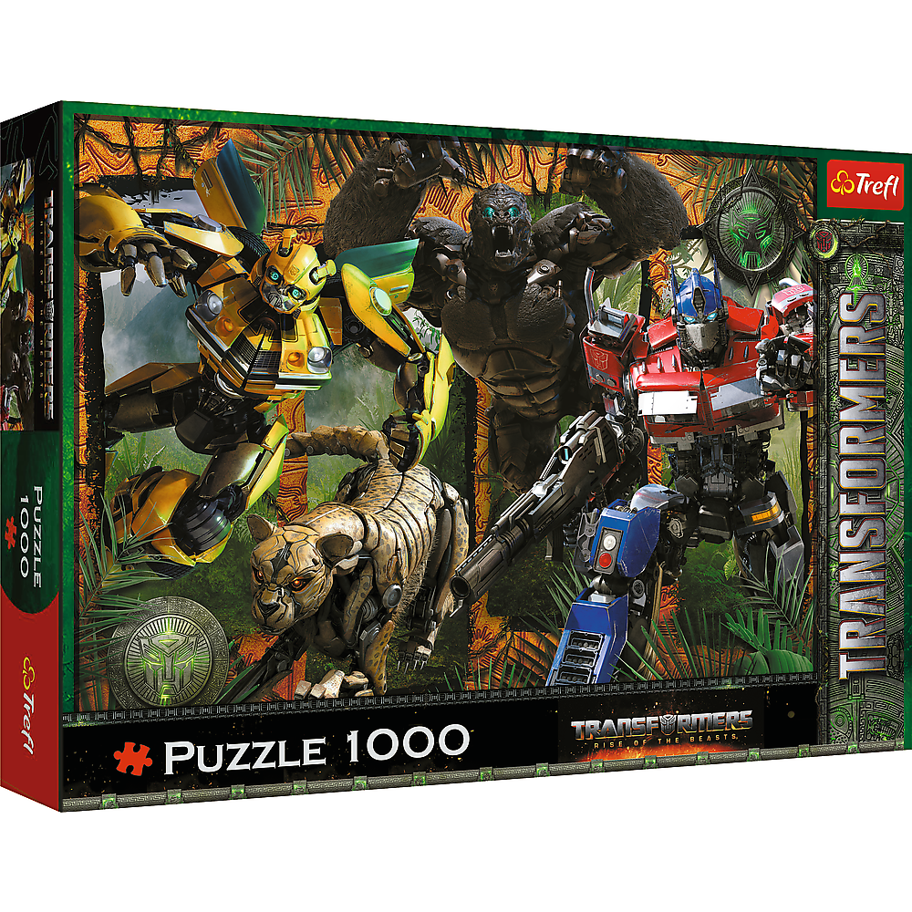 Puzzle 1000 dílků Transformers Probuzení bestií – Trefl