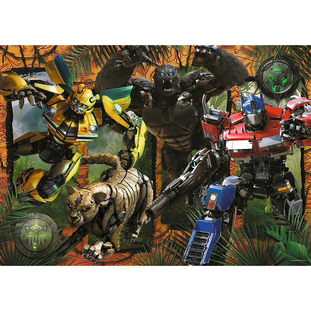 Puzzle 1000 dílků Transformers Probuzení bestií – Trefl