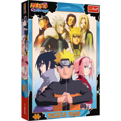 Puzzle 1000 dílků Tým Naruto – Masashi | Trefl 10940