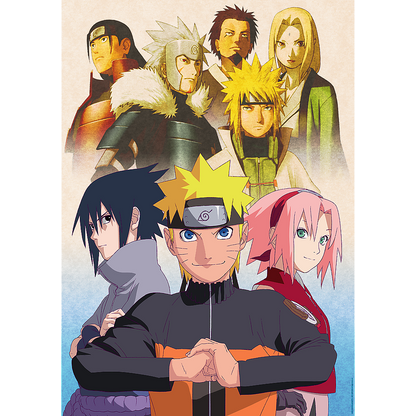 Puzzle 1000 dílků Tým Naruto – Masashi | Trefl 10940