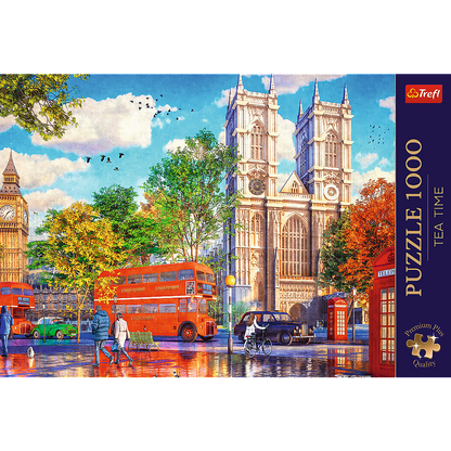 Puzzle 1000 dílků Výhled na Londýn s Big Benem – Trefl