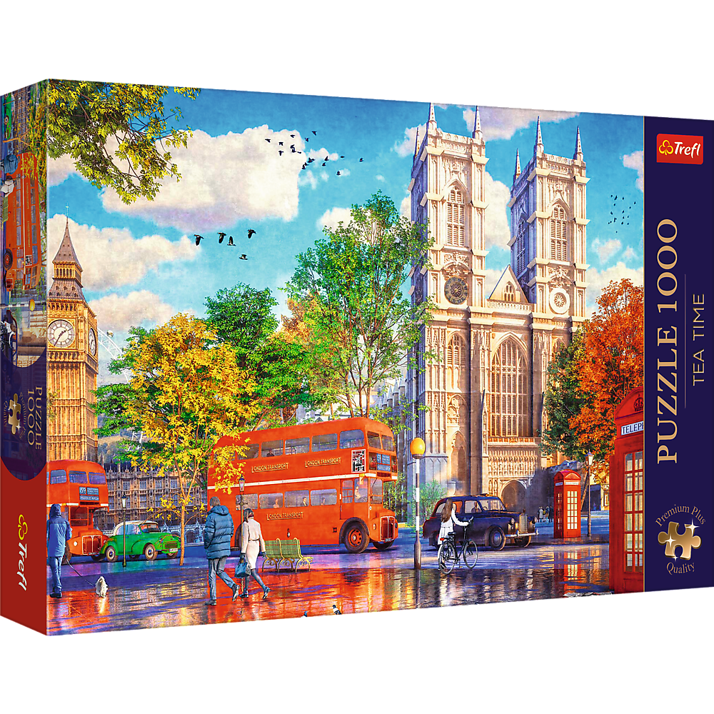 Puzzle 1000 dílků Výhled na Londýn s Big Benem – Trefl
