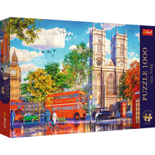 Puzzle 1000 dílků Výhled na Londýn s Big Benem – Trefl