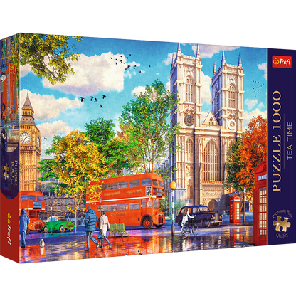 Puzzle 1000 dílků Výhled na Londýn s Big Benem – Trefl