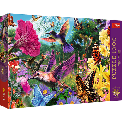 Puzzle 1000 dílků Zahrada pro ptáky – Tea Time | Trefl
