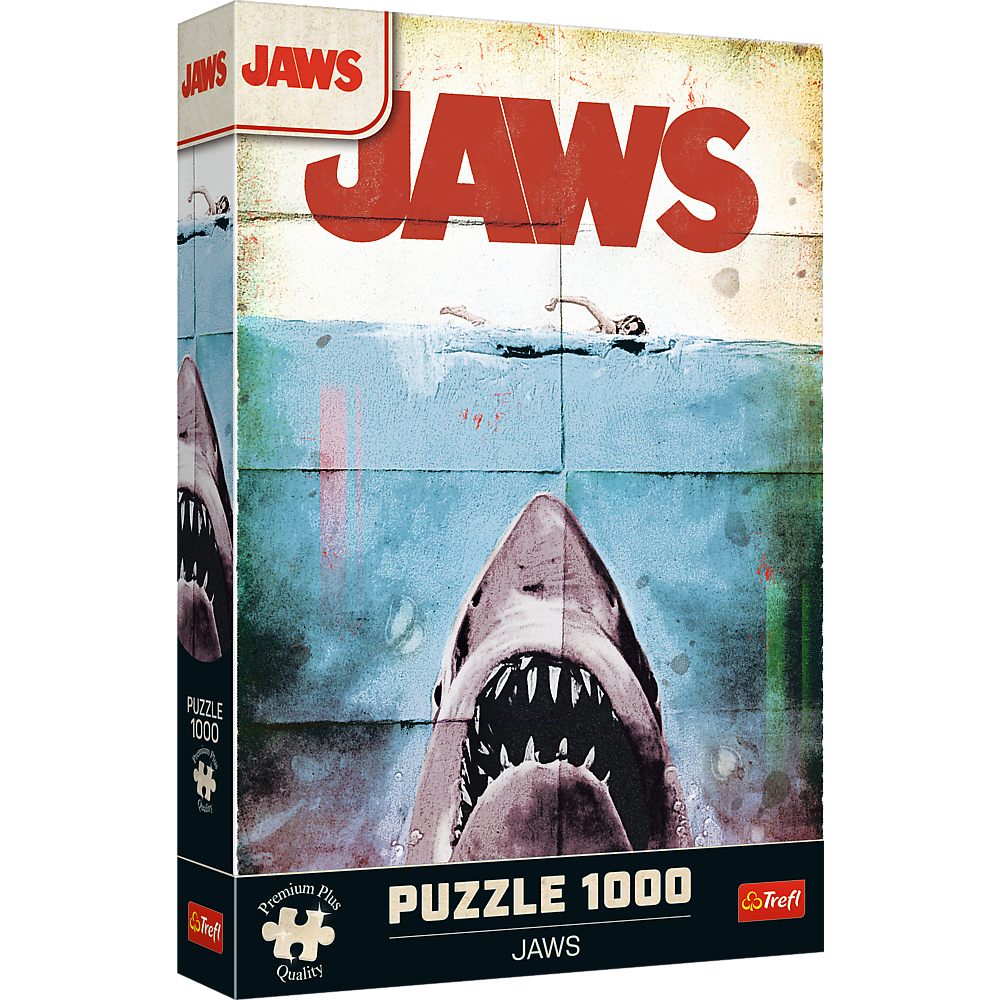 Puzzle 1000 dílků Žralok kultový filmový plakát – Jaws