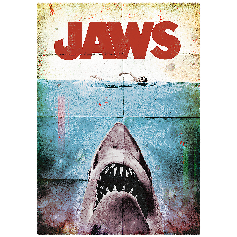 Puzzle 1000 dílků Žralok kultový filmový plakát – Jaws