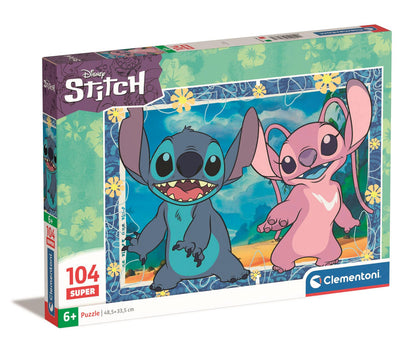 Puzzle 104 dílků Disney Stitch – Clementoni