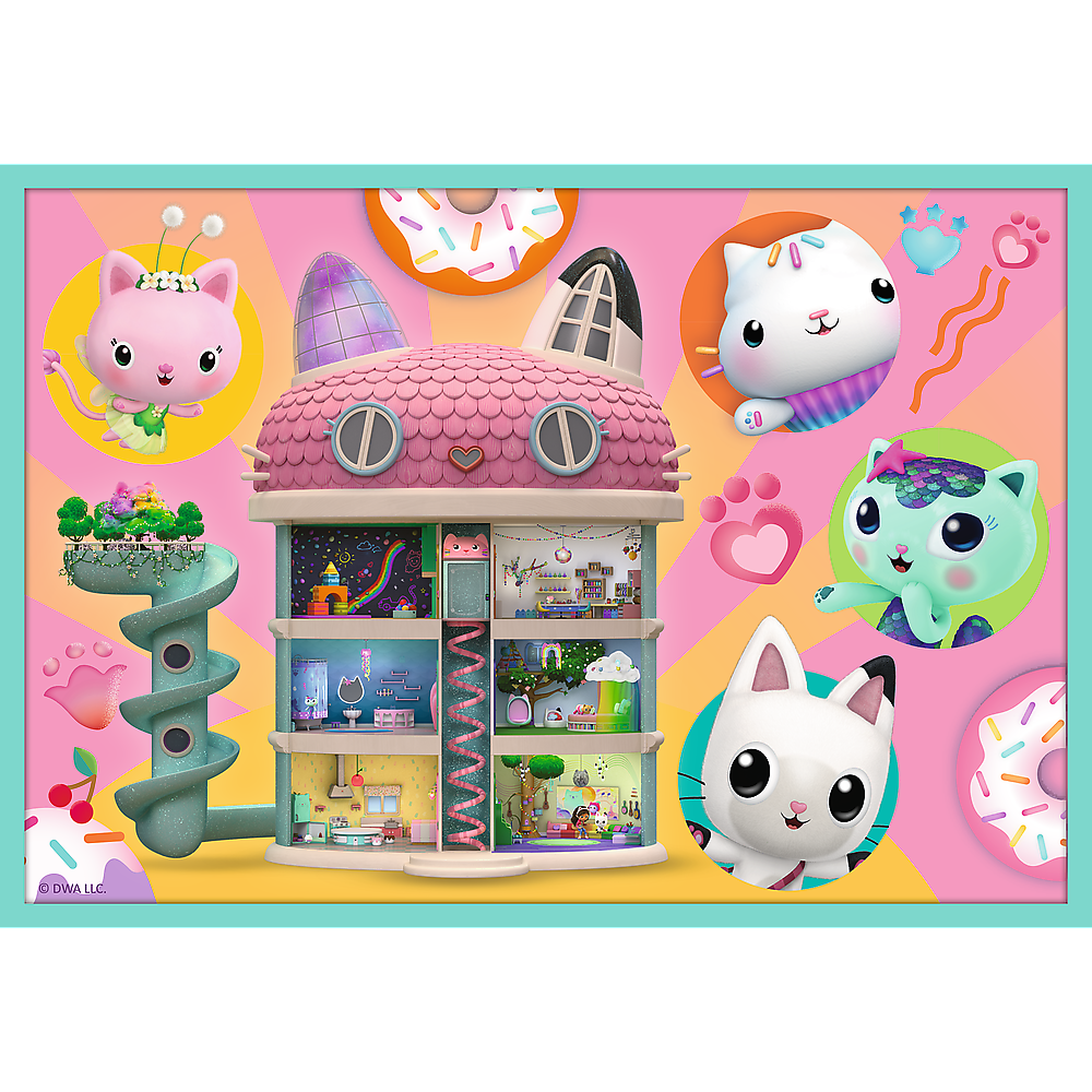 Puzzle 10v1 Gabby’s Dollhouse – dětské puzzle | Trefl