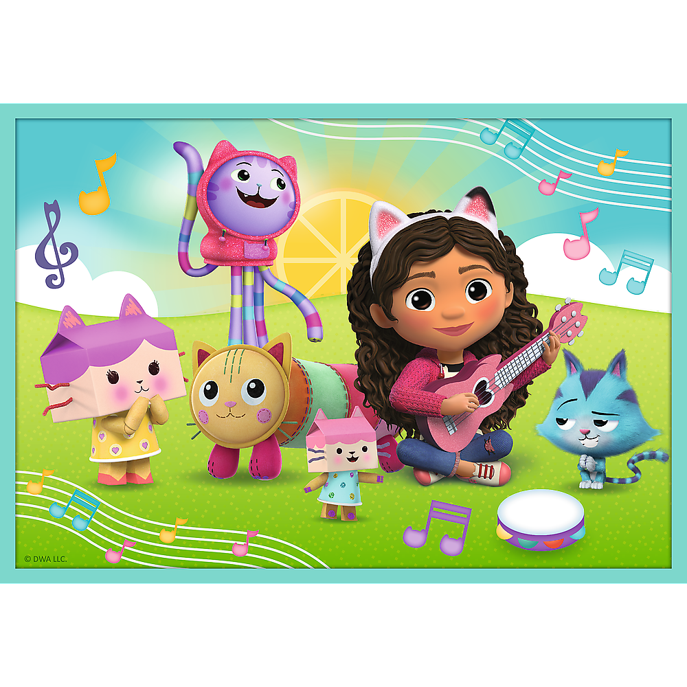 Puzzle 10v1 Gabby’s Dollhouse – dětské puzzle | Trefl