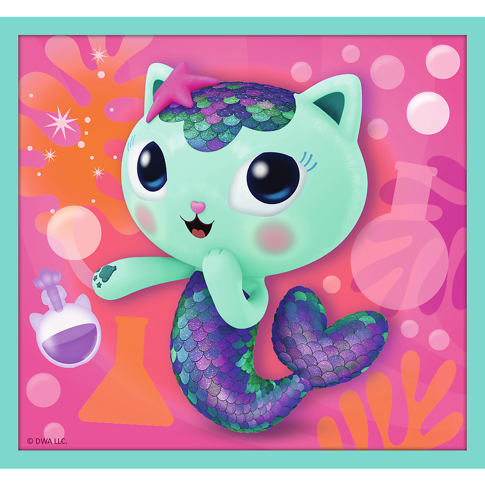 Puzzle 10v1 Gabby’s Dollhouse – dětské puzzle | Trefl