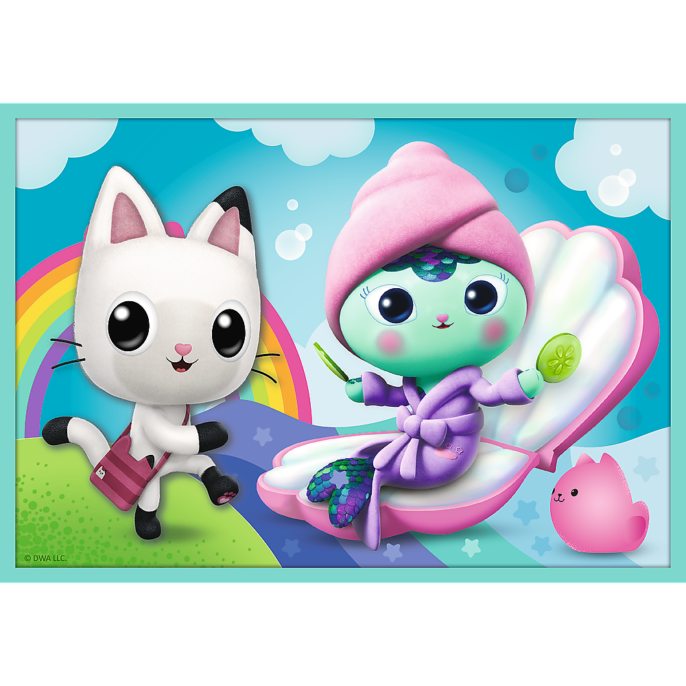 Puzzle 10v1 Gabby’s Dollhouse – dětské puzzle | Trefl