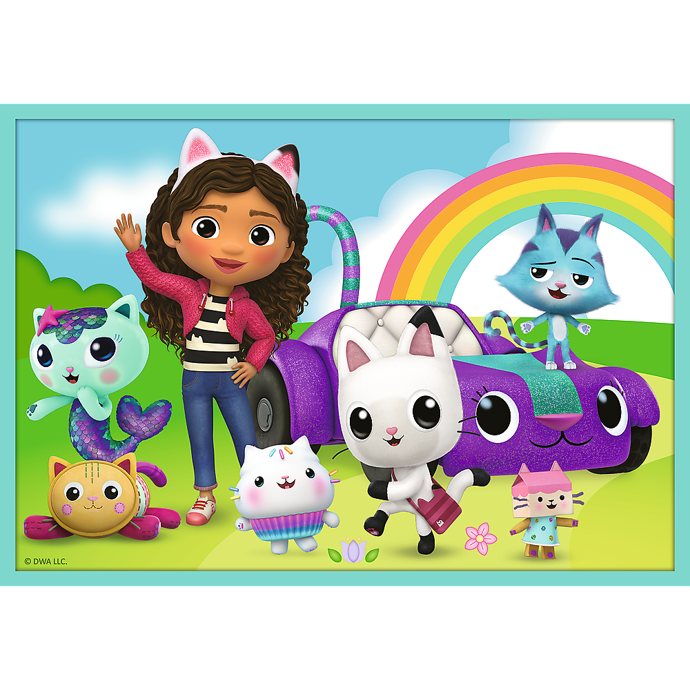 Puzzle 10v1 Gabby’s Dollhouse – dětské puzzle | Trefl