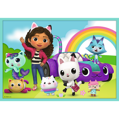 Puzzle 10v1 Gabby’s Dollhouse – dětské puzzle | Trefl