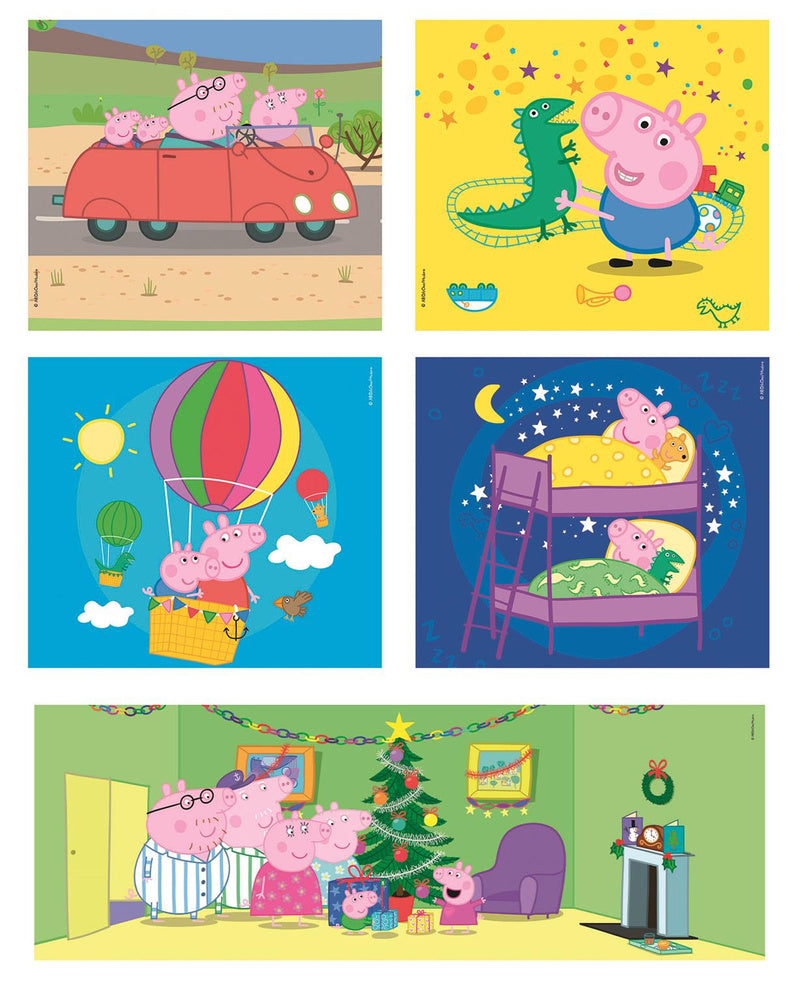 Puzzle 10v1 Super Color Peppa Pig – Clementoni