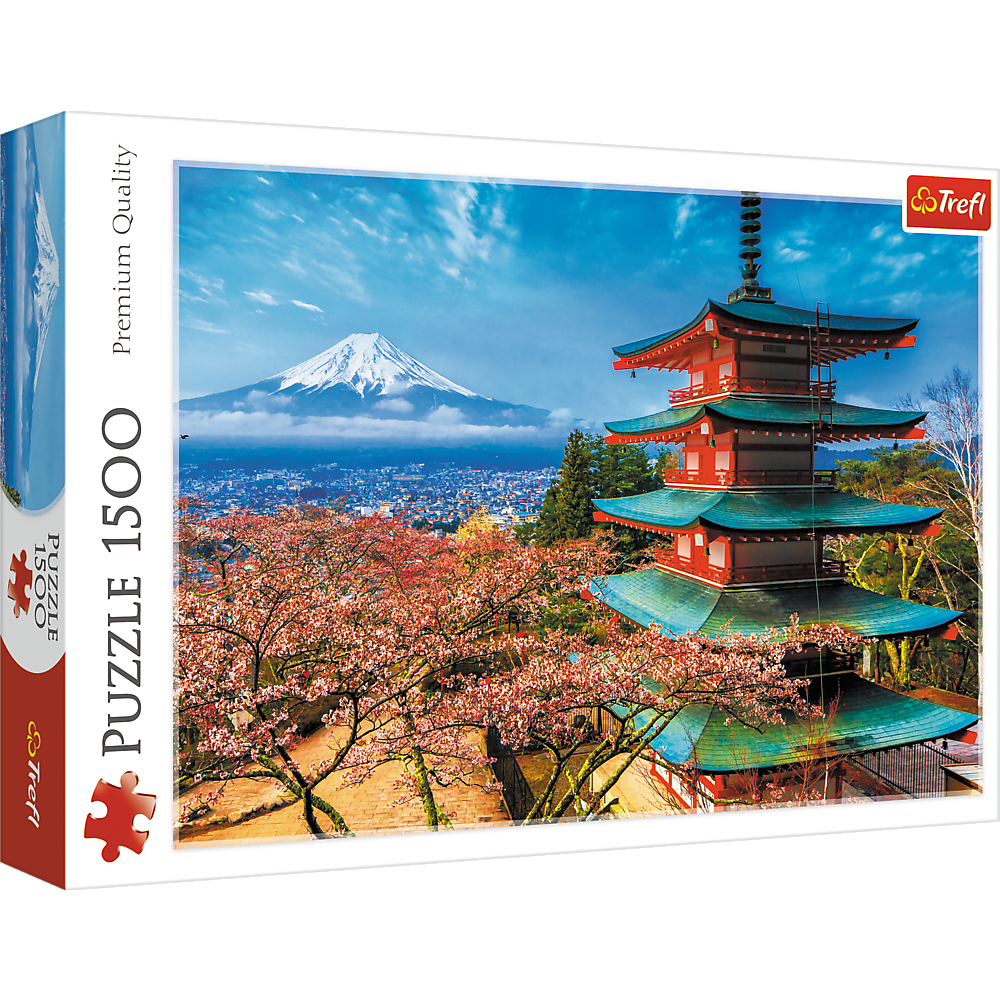 Puzzle 1500 dílků hora Fudži Japonsko 85x58 cm – Trefl