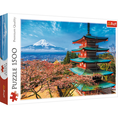 Puzzle 1500 dílků hora Fudži Japonsko 85x58 cm – Trefl