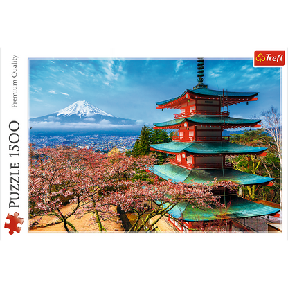 Puzzle 1500 dílků hora Fudži Japonsko 85x58 cm – Trefl