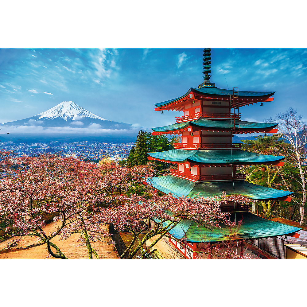 Puzzle 1500 dílků hora Fudži Japonsko 85x58 cm – Trefl