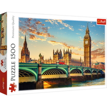 Puzzle 1500 dílků Londýn Westminster Palace – Trefl 26202