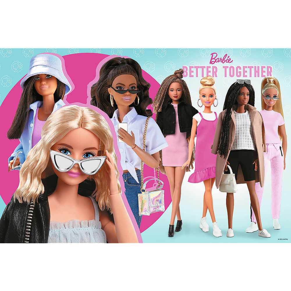 Puzzle 160 dílků Barbie a její svět – Mattel