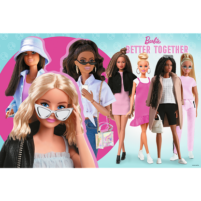 Puzzle 160 dílků Barbie a její svět – Mattel