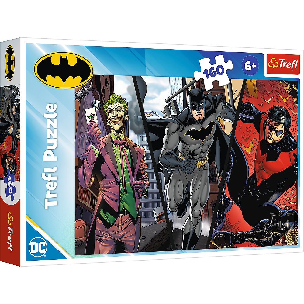 Puzzle 160 dílků Batman připravený k akci – Warner