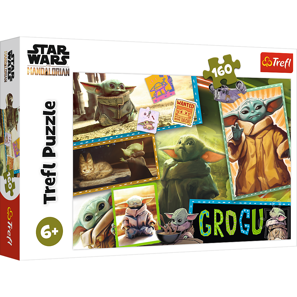Puzzle 160 dílků Grogu Baby Yoda – Star Wars Trefl