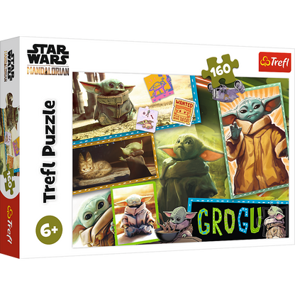 Puzzle 160 dílků Grogu Baby Yoda – Star Wars Trefl