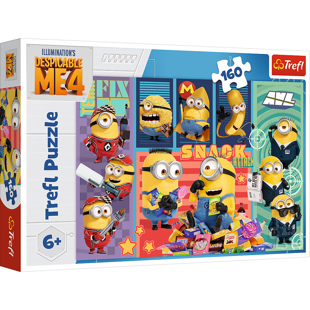 Puzzle 160 dílků Mimoni radost – Trefl 15423