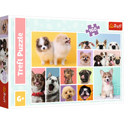 Puzzle 160 dílků Psí přátelství – Trefl 15412