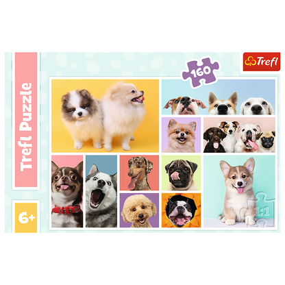 Puzzle 160 dílků Psí přátelství – Trefl 15412