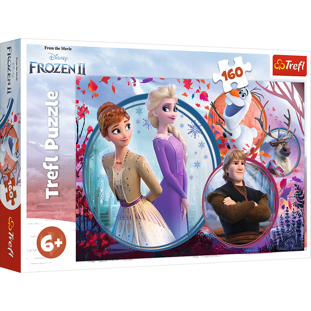 Puzzle 160 dílků Sesterské dobrodružství – Disney Frozen Trefl