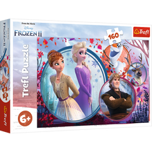 Puzzle 160 dílků Sesterské dobrodružství – Disney Frozen Trefl