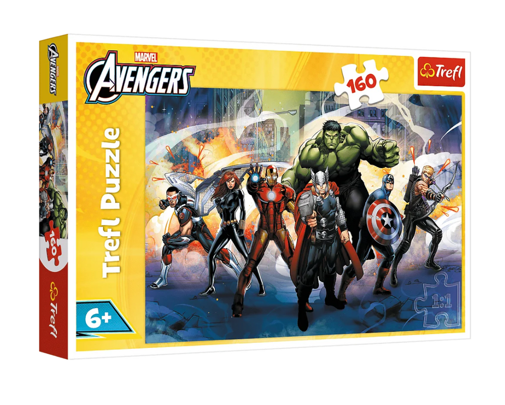 Puzzle 160 dílků Superpowers Disney Marvel The Avengers – Trefl