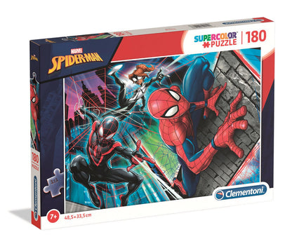Puzzle 180 dílků Super Color Marvel Spider-Man – Clementoni