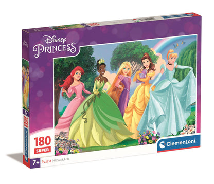 Puzzle 180 dílků Super Disney Princess – Clementoni