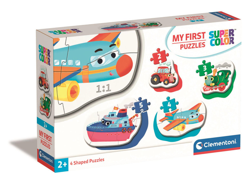 Puzzle 2-3-4-5 dílků dopravní prostředky pro nejmenší – Clementoni