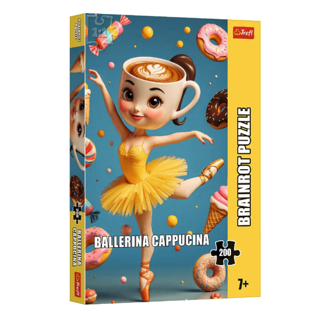 Puzzle 200 dílků Ballerina Cappuccina – Trefl