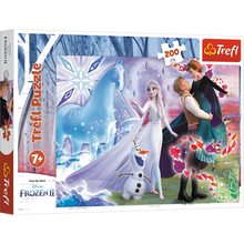 Puzzle 200 dílků Magický svět sester – Disney Frozen Trefl